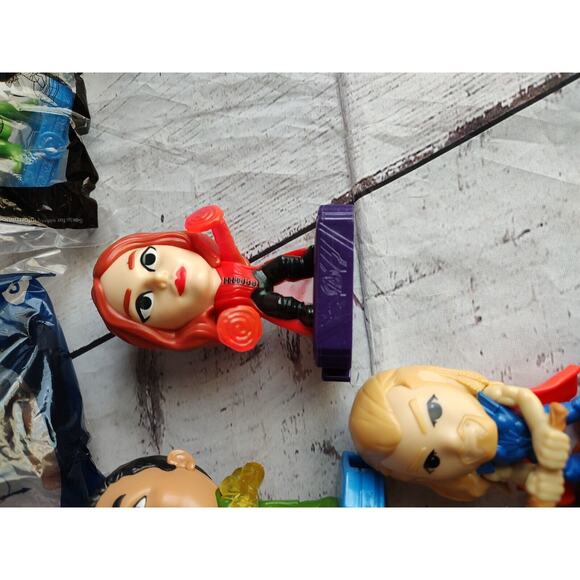 McDonald's Marvel Happy Meal Toys Set Of 8 3 Sealed Cake Toppers - Picture 8 of 11